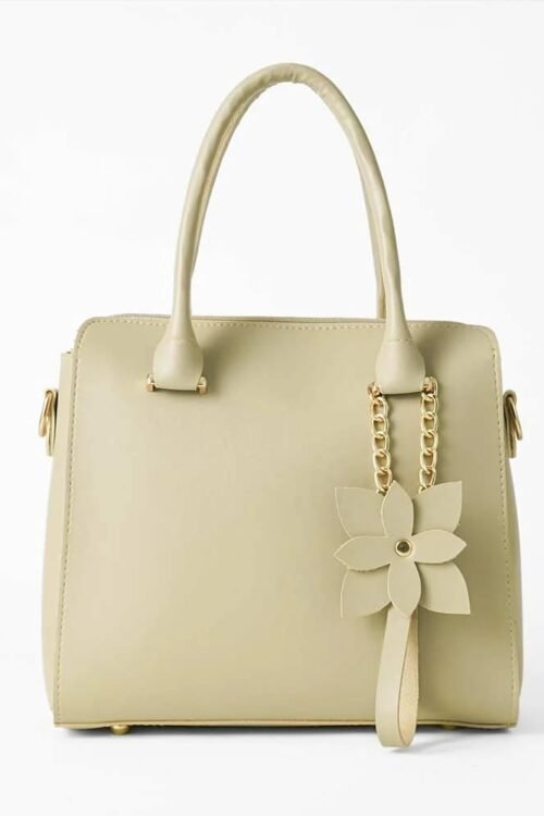 Elegant Floral Silver Bag