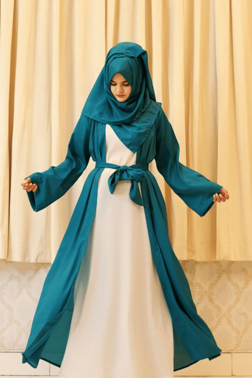 Ocean Blue Burqa