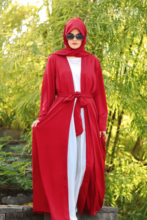 Regal Red Burqa